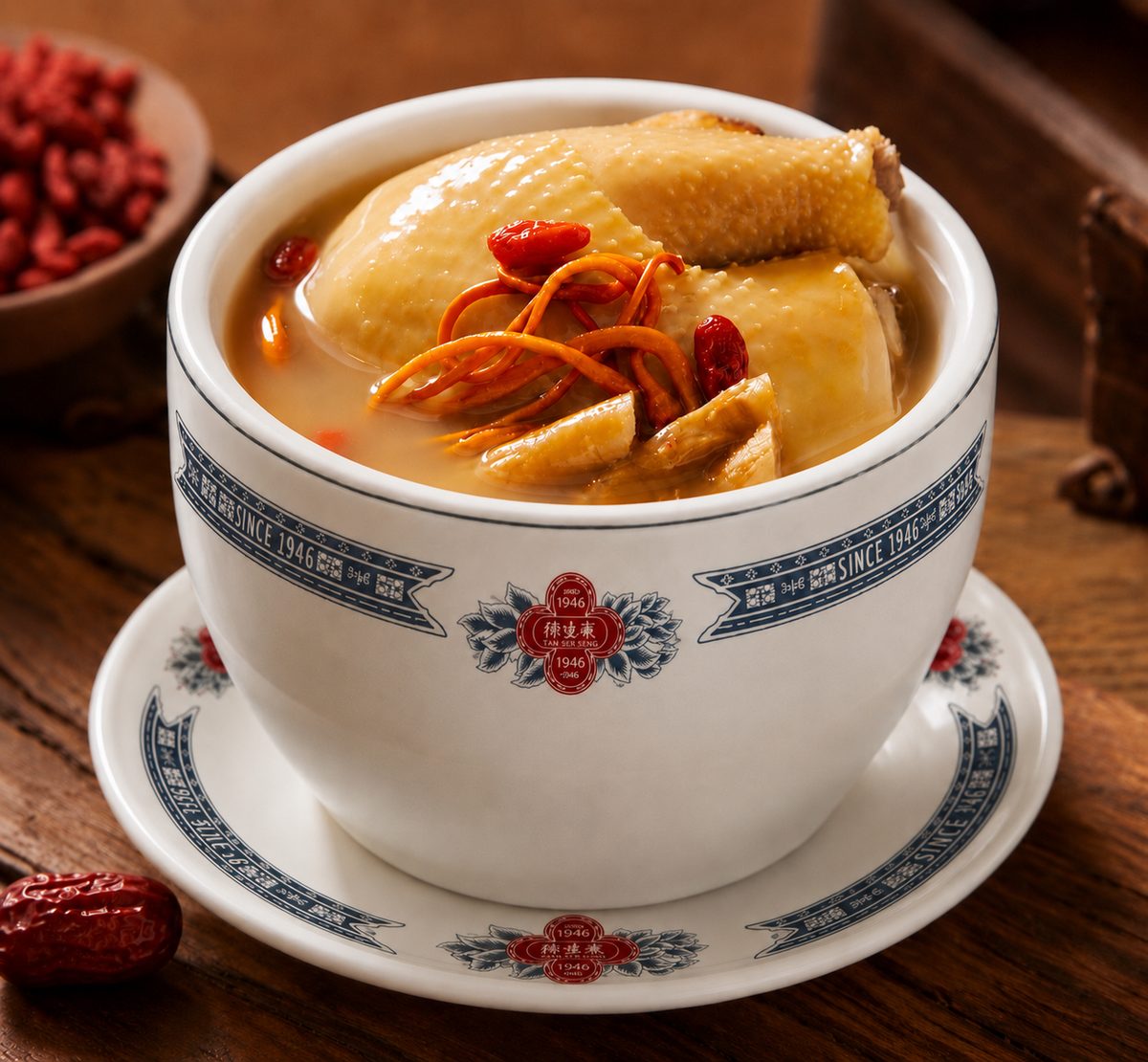 Cordyceps Flower Sakura Chicken Soup in the house Since 1946 double-boiling cup
